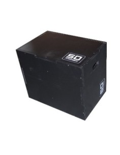 Cajon Pliometrico Madera 40-50-60 cms (NEGRO) Desmontado